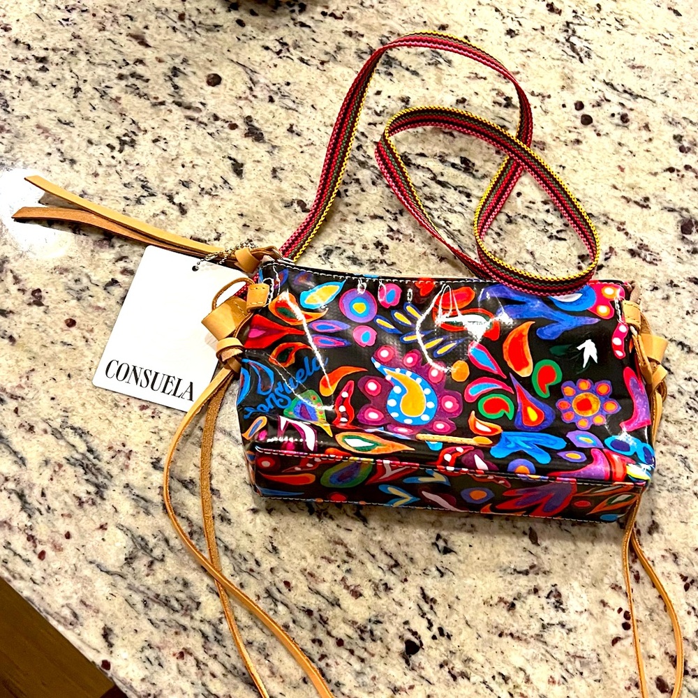 Consuela Multicolor Floral Shoulder Bag